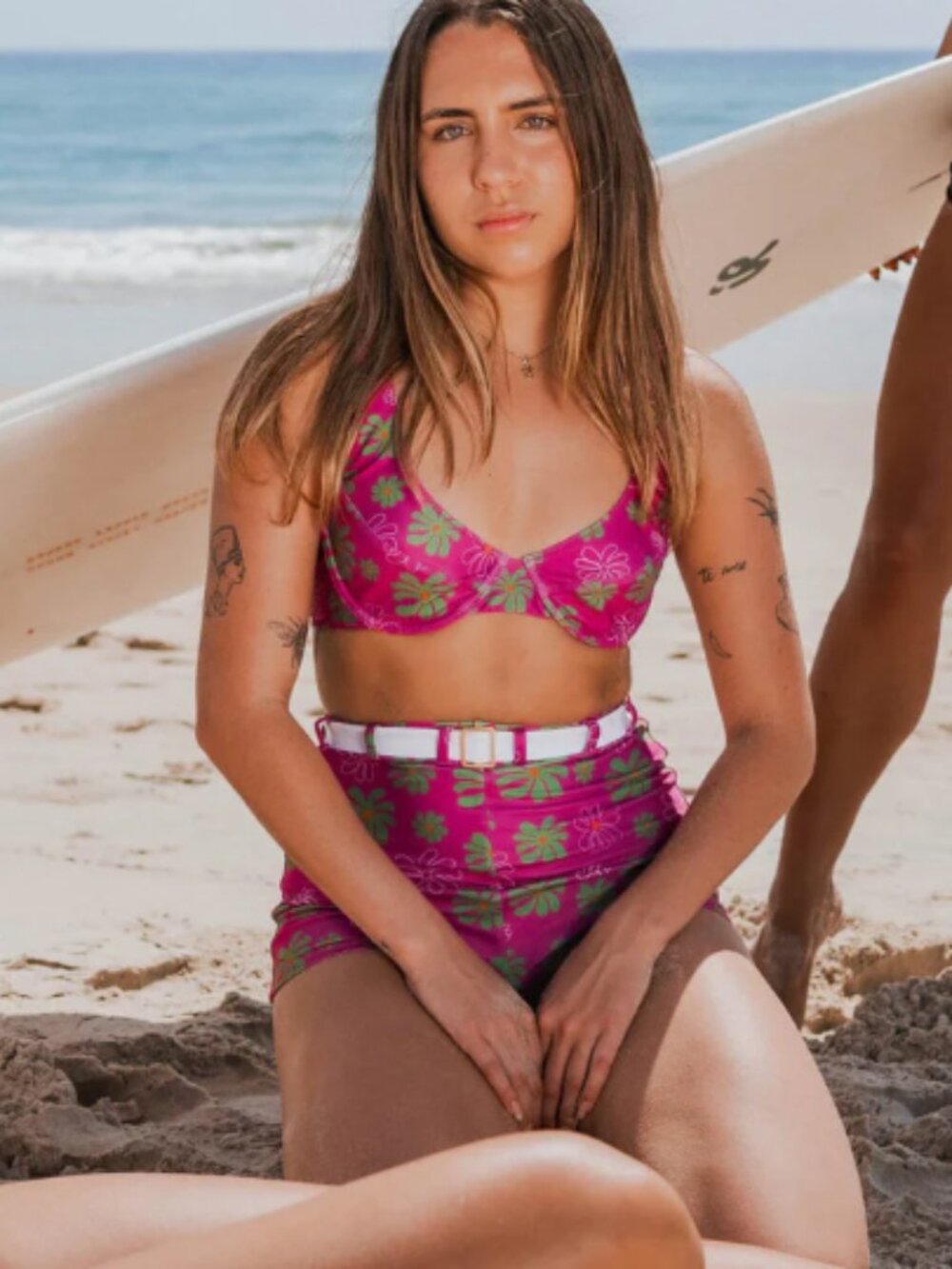 NWOT inner realm BoomPow Bra Cup Top - Magenta
